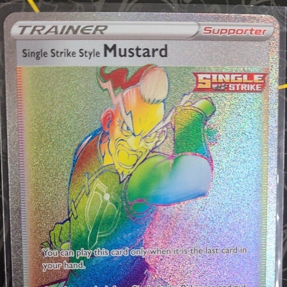 Single Strike Style Mustard 177/163 Pokemon TCG Sword & Shield - Battle Styles